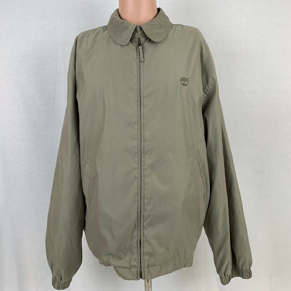 Timberland Weathergear Harrington Jacket Barracuda Tan Brown Size Large - Picture 2 of 5